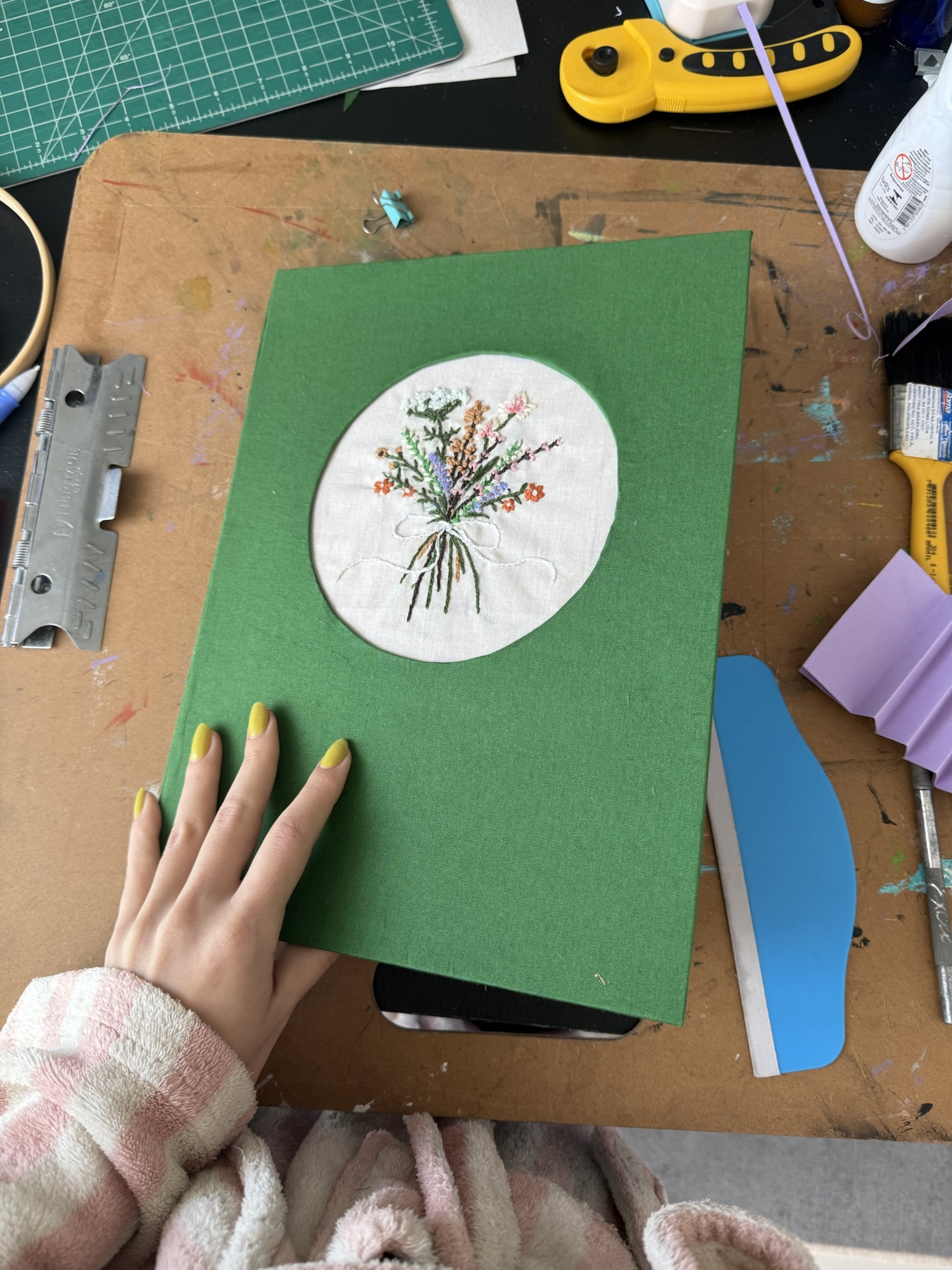 Embroidered Australian-Bind Notebook – A Special Gift